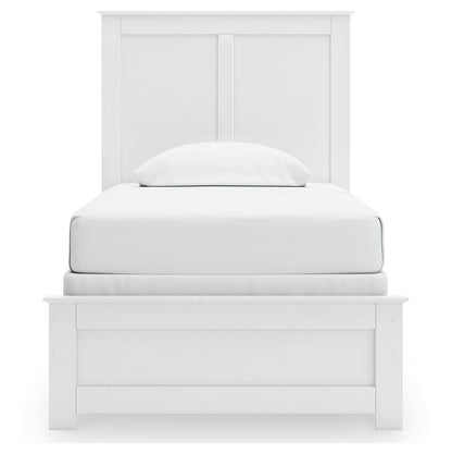 Bostwick Shoals  Panel Bed, Dresser, Mirror And Nightstand