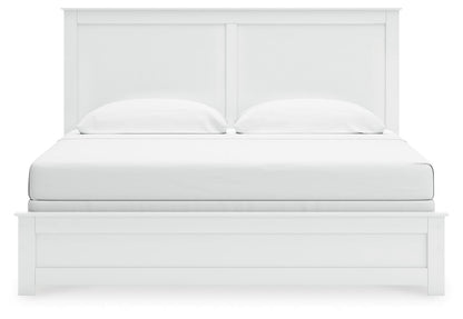 Bostwick Shoals  Panel Bed, Dresser And Mirror