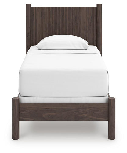 Cadmori  Panel Bed, Dresser, Mirror And Nightstand