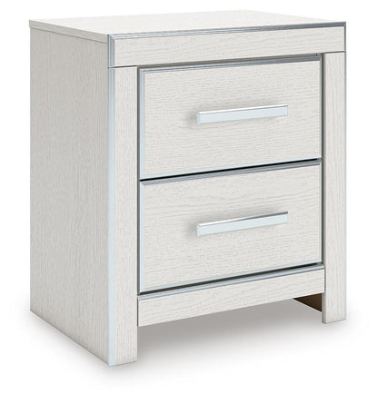 Birmonton  Upholstered Bed, Dresser, Mirror And Nightstand