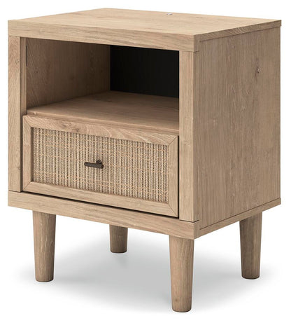 Cielden  Upholstered Bed With Roll Slats, Dresser, Mirror And Nightstand