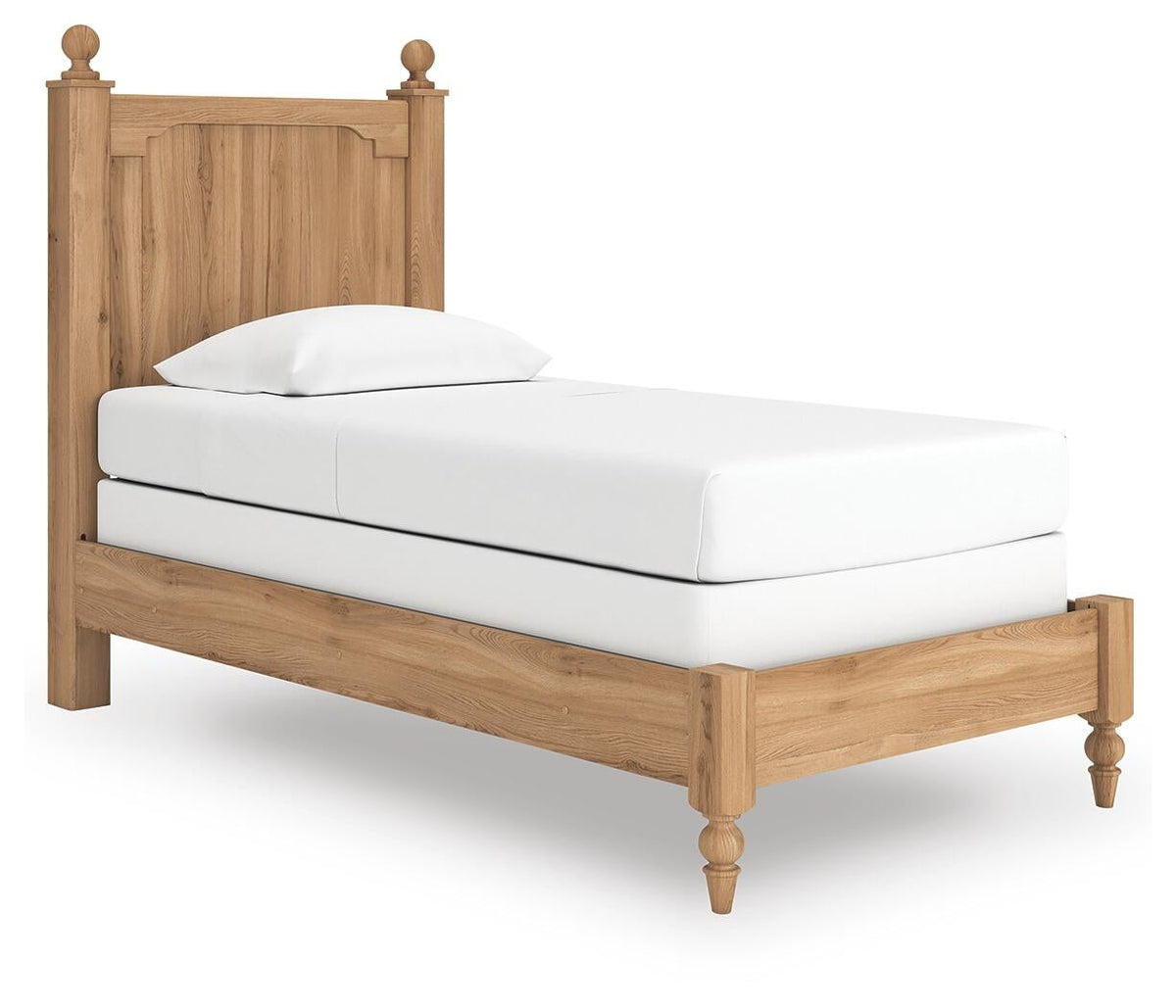 Galletyn  Panel Bed With Mirrored Dresser And Nightstand