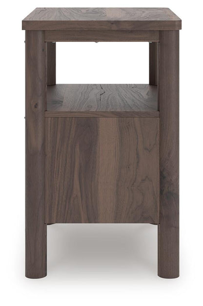 Cadmori  Upholstered Panel Platform Bed, Dresser, Mirror And Nightstand