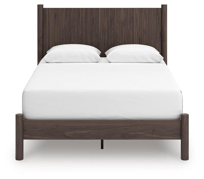 Cadmori  Panel Platform Bed, Dresser, Mirror And Nightstand