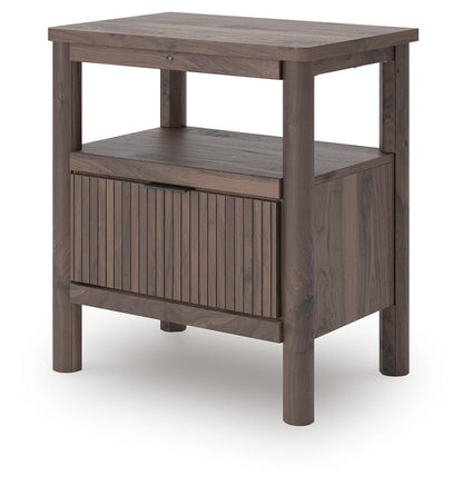Cadmori  Panel Platform Bed, Dresser, Mirror And Nightstand