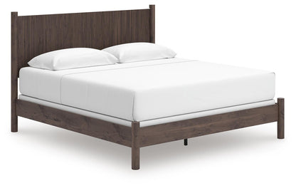 Cadmori  Panel Bed, Dresser, Mirror And Nightstand