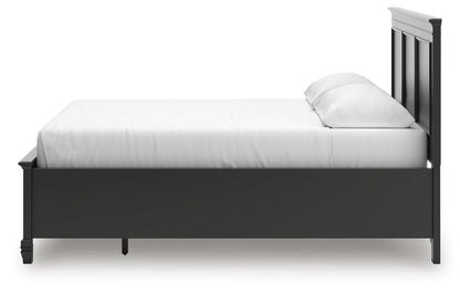 Lanolee California  Panel Storage Bed, Dresser And Mirror