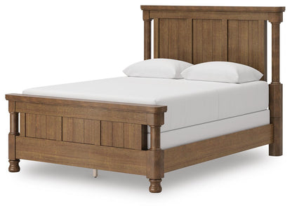 Chadworth  Poster Bed With Mirrored Dresser And Nightstand
