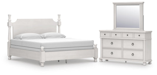 Chadworth  Poster Bed, Dresser And Mirror