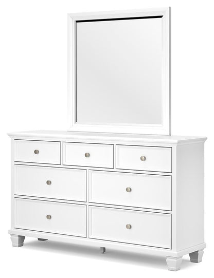 Fortman  Panel Storage Bed, Dresser And Mirror