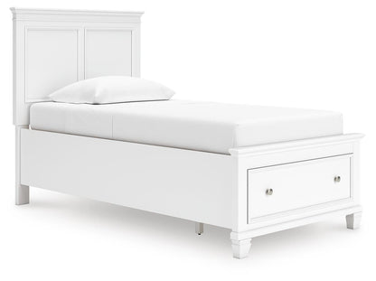Fortman  Panel Storage Bed, Dresser And Mirror