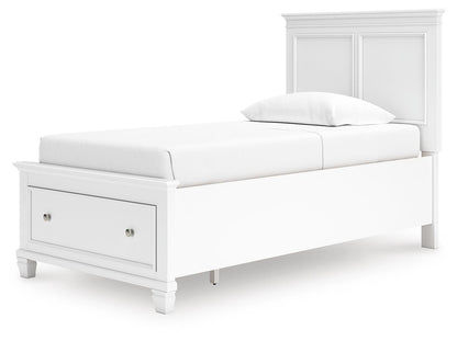 Fortman  Panel Storage Bed, Dresser And Mirror