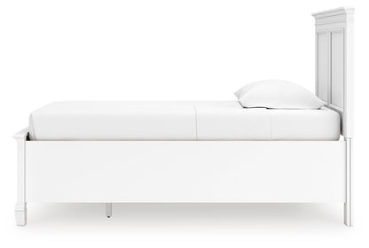 Fortman  Panel Storage Bed, Dresser And Mirror
