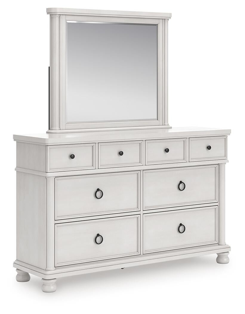 Chadworth California  Poster Bed, Dresser, Mirror And Nightstand