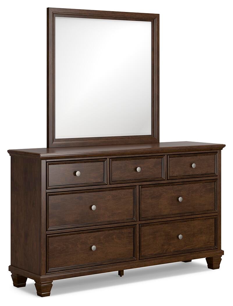 Danabrin  Panel Storage Bed, Dresser, Mirror And Nightstand