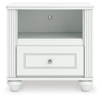 Maylilly  Upholstered Panel Storage Bed, Dresser, Mirror And Nightstand
