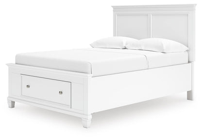 Fortman  Panel Storage Bed, Dresser And Mirror