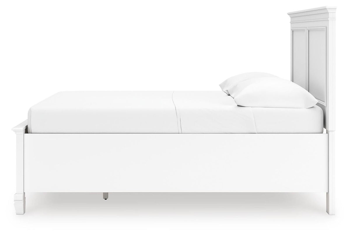 Fortman  Panel Storage Bed, Dresser And Mirror