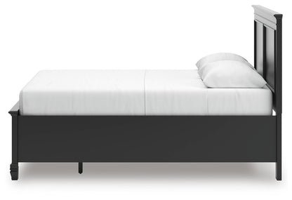 Lanolee  Panel Storage Bed, Dresser And Mirror