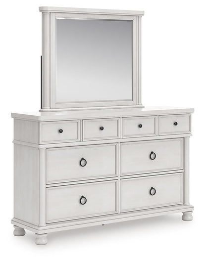 Chadworth  Poster Bed, Dresser, Mirror And Nightstand