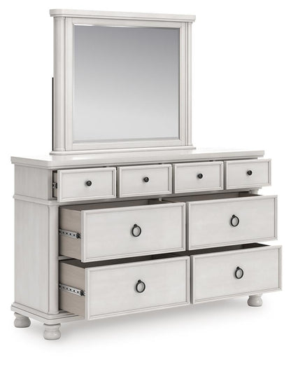 Chadworth  Poster Bed, Dresser, Mirror And Nightstand