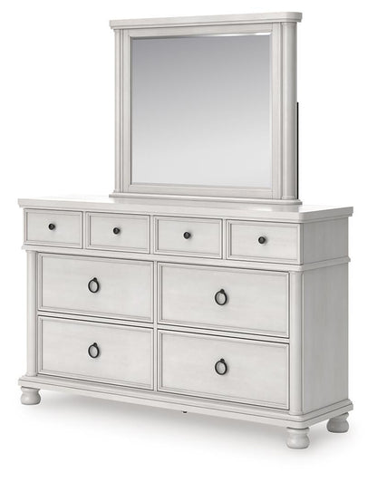 Chadworth  Poster Bed, Dresser, Mirror And Nightstand