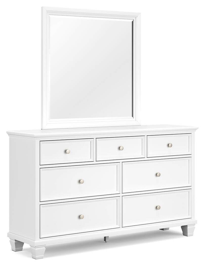 Fortman California  Panel Storage Bed, Dresser And Mirror