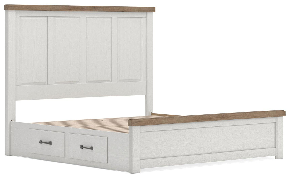 Savonport  Panel Bed With Storage. Dresser, Mirror And Nightstand