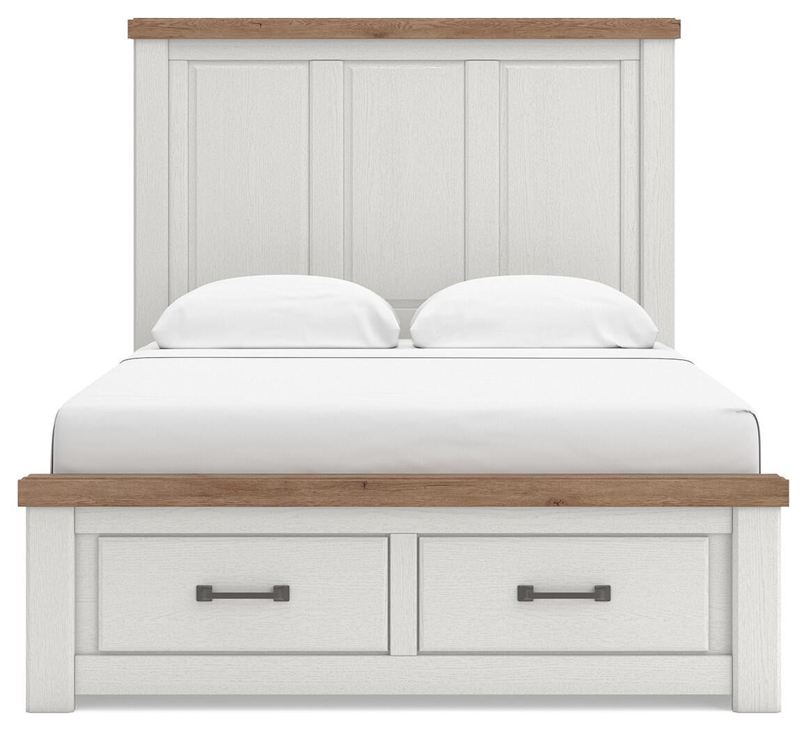 Savonport  Panel Storage Bed. Dresser, Mirror And Nightstand