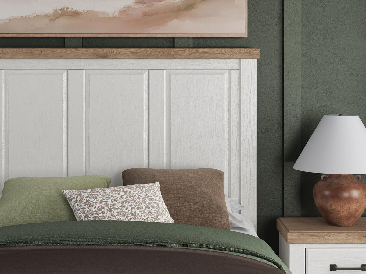 Savonport  Panel Storage Bed. Dresser, Mirror And Nightstand