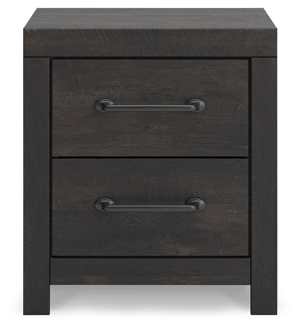 Delmorta  Panel Storage Bed, Dresser, Mirror And Nightstand