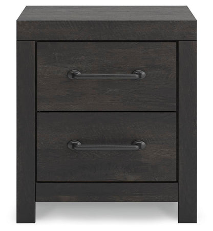 Delmorta  Panel Storage Bed, Dresser, Mirror And Nightstand