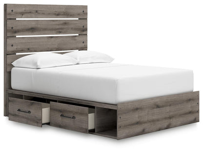 Urbanoore  Panel Bed With Storage, Dresser And Mirror