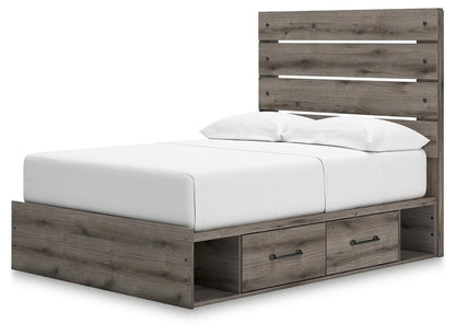 Urbanoore  Panel Bed With Storage, Dresser And Mirror