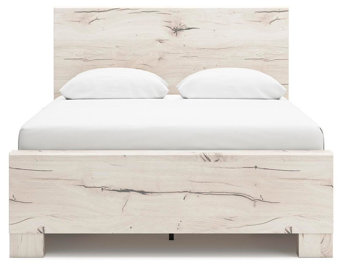 Lawroy  Panel Bed With Storage, Dresser, Mirror And Nightstand