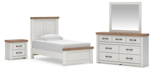 Savonport  Panel Bed. Dresser, Mirror And Nightstand