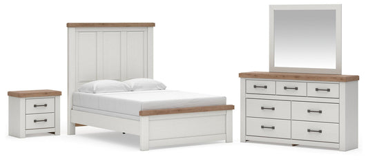 Savonport  Panel Bed. Dresser, Mirror And Nightstand