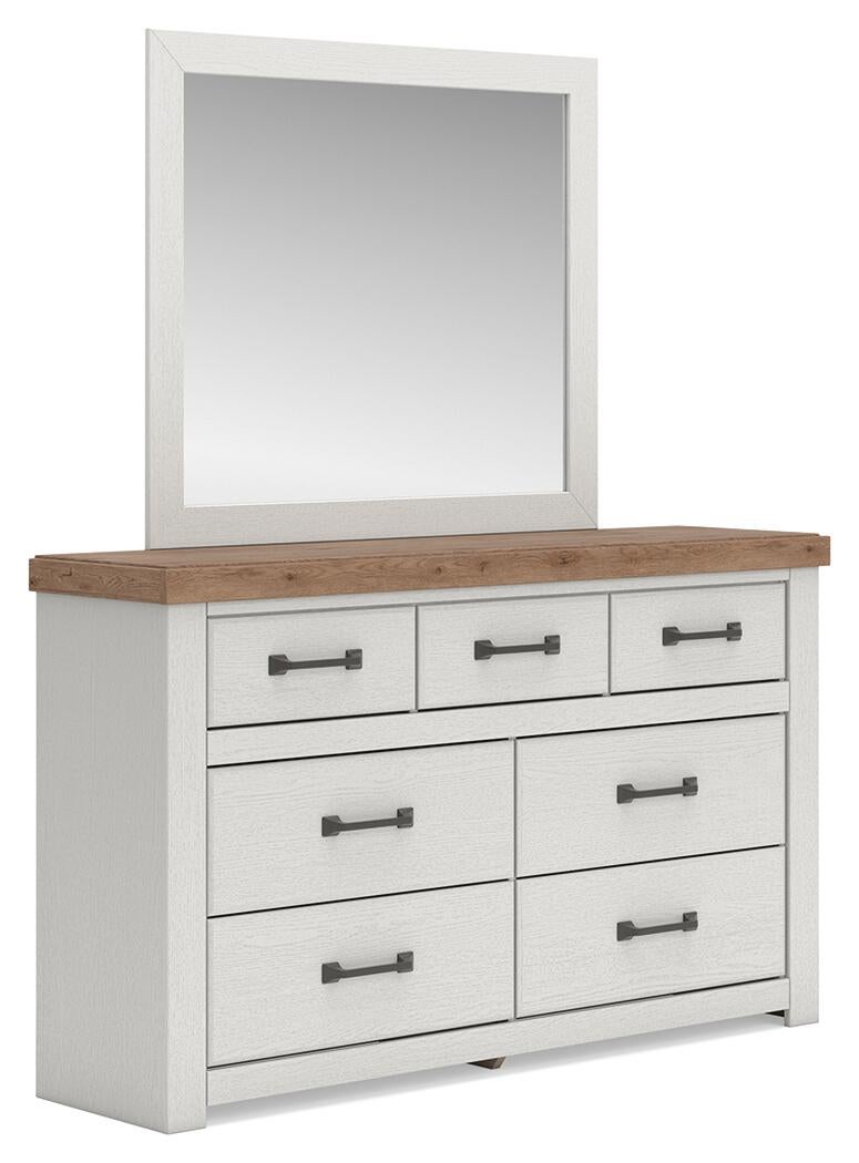 Savonport  Panel Bed. Dresser, Mirror And Nightstand