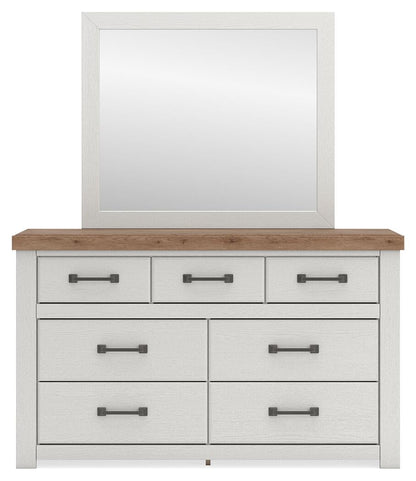 Savonport  Panel Bed. Dresser, Mirror And Nightstand