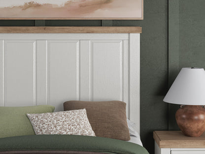 Savonport  Panel Bed. Dresser, Mirror And Nightstand