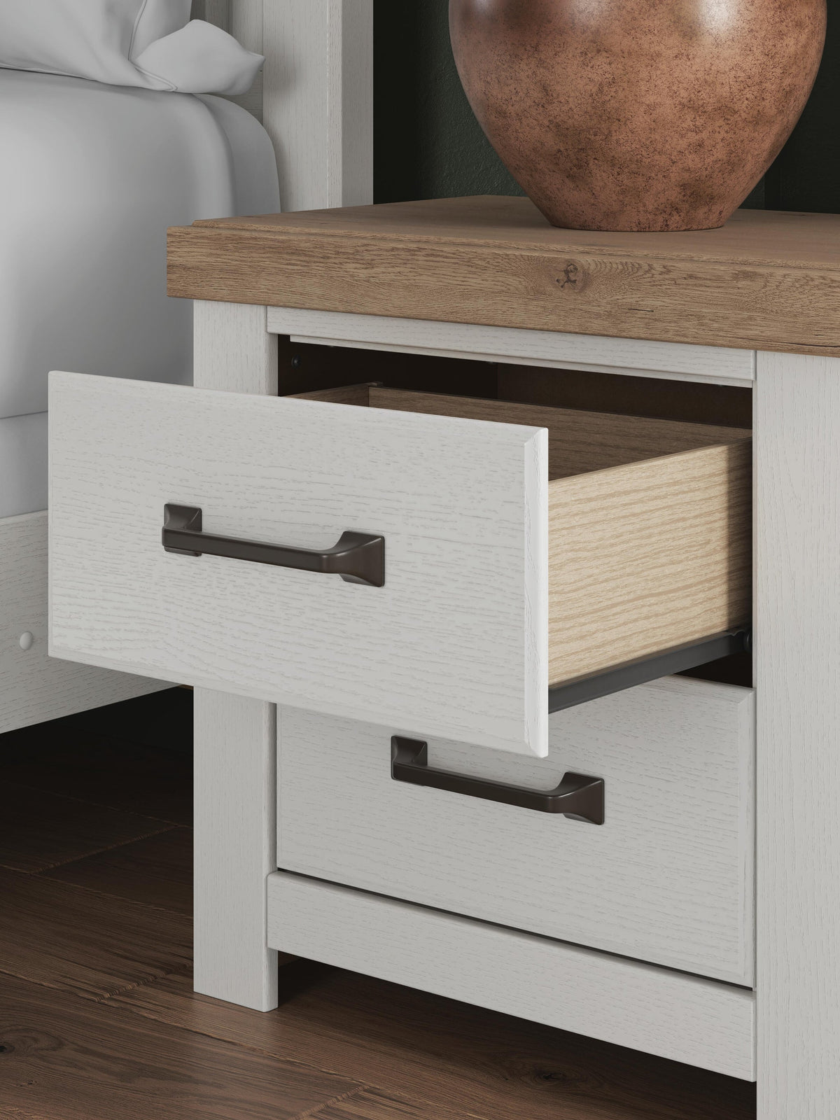Savonport  Panel Bed. Dresser, Mirror And Nightstand