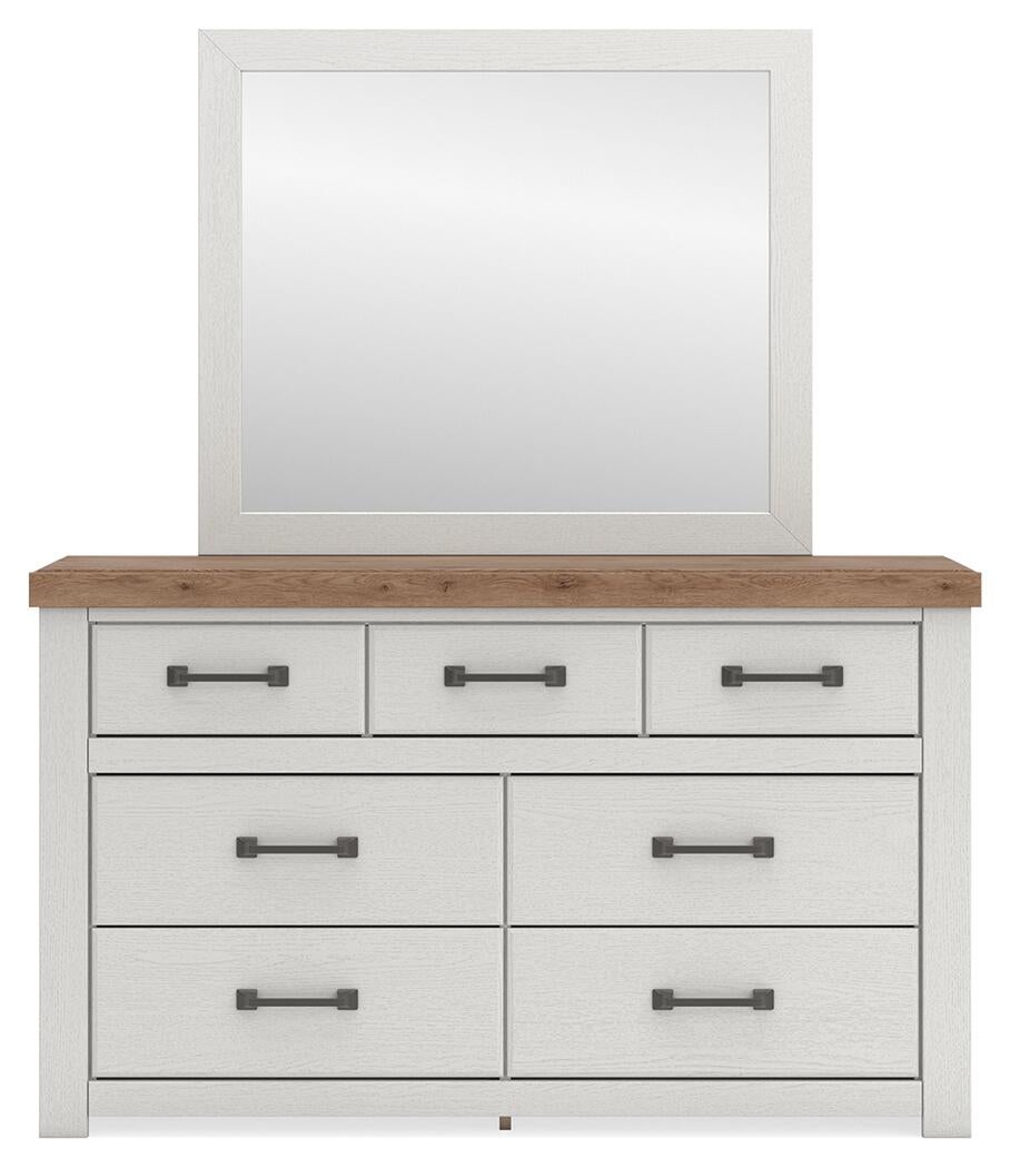 Savonport  Panel Storage Bed. Dresser, Mirror And Nightstand