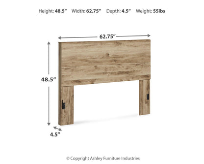 Hyanna  Panel Headboard, Dresser And Mirror