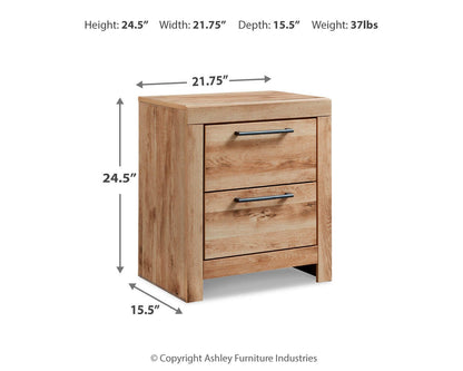 Hyanna  Panel Bed With 2 Side Storage, Dresser, Mirror And Nightstand