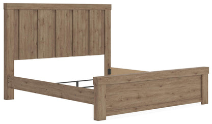 Garistyn  Panel Bed, Dresser And Mirror