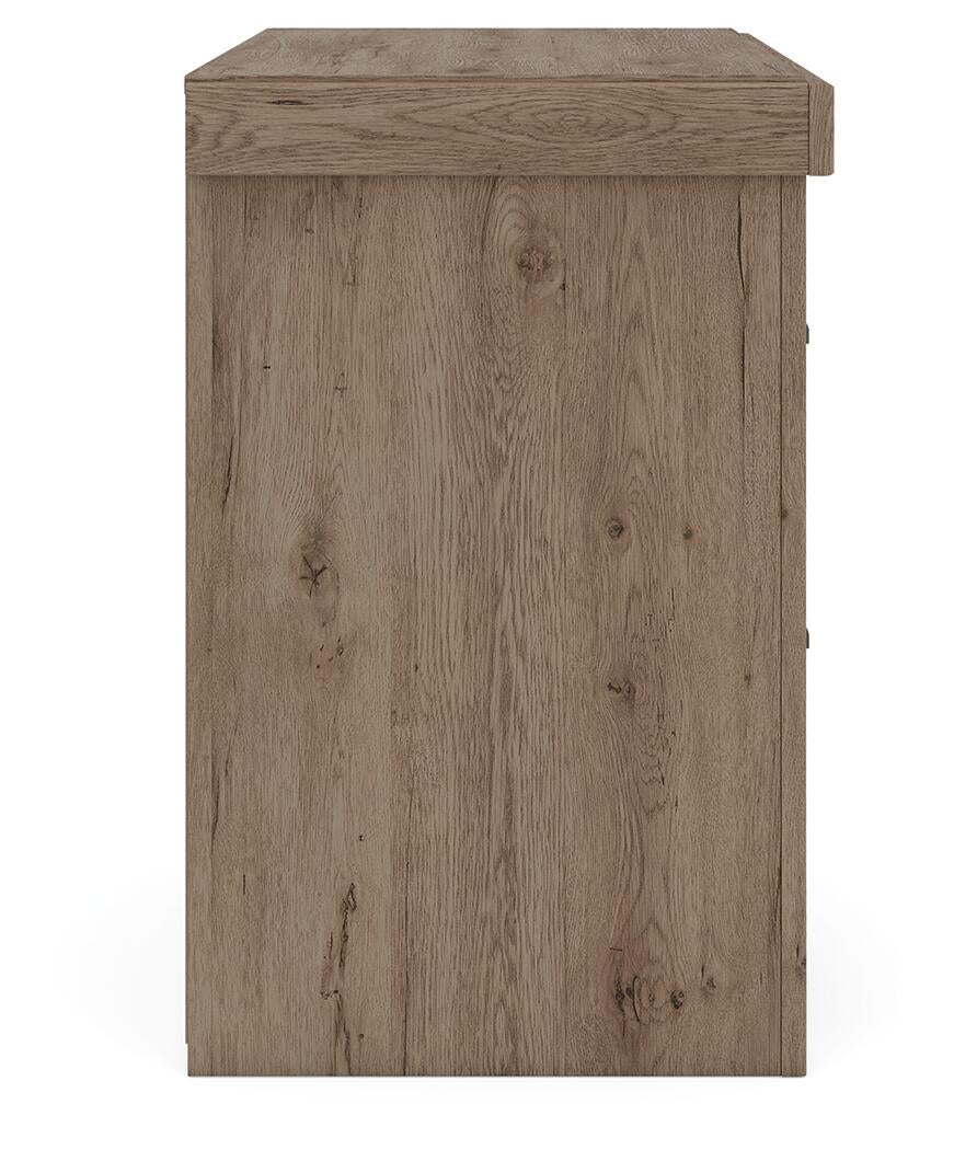 Garistyn  Panel Storage Bed. Dresser, Mirror And Nightstand