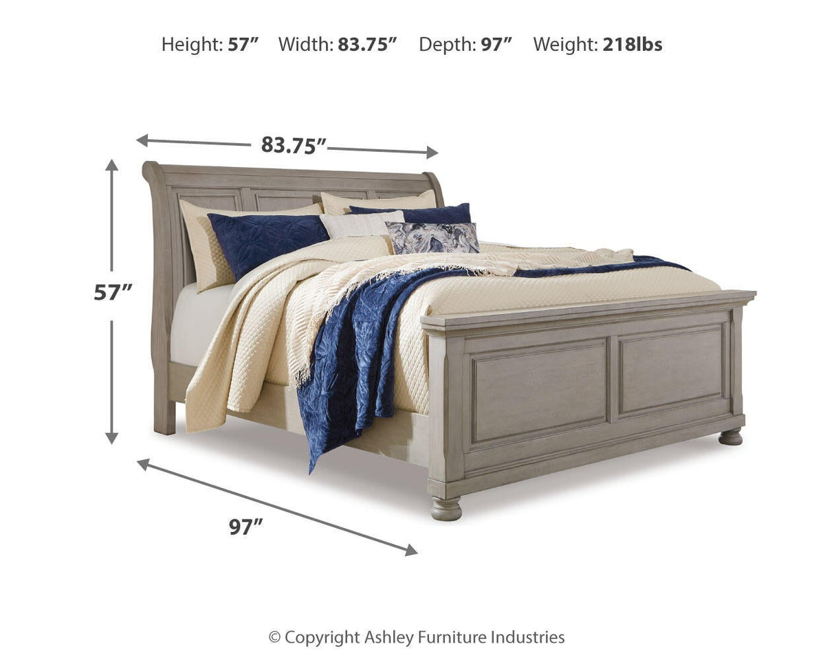 Lettner  Sleigh Bed