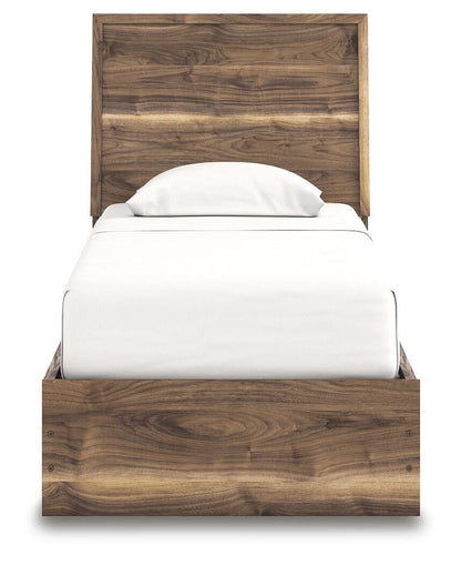 Chirason  Panel Bed With Storage