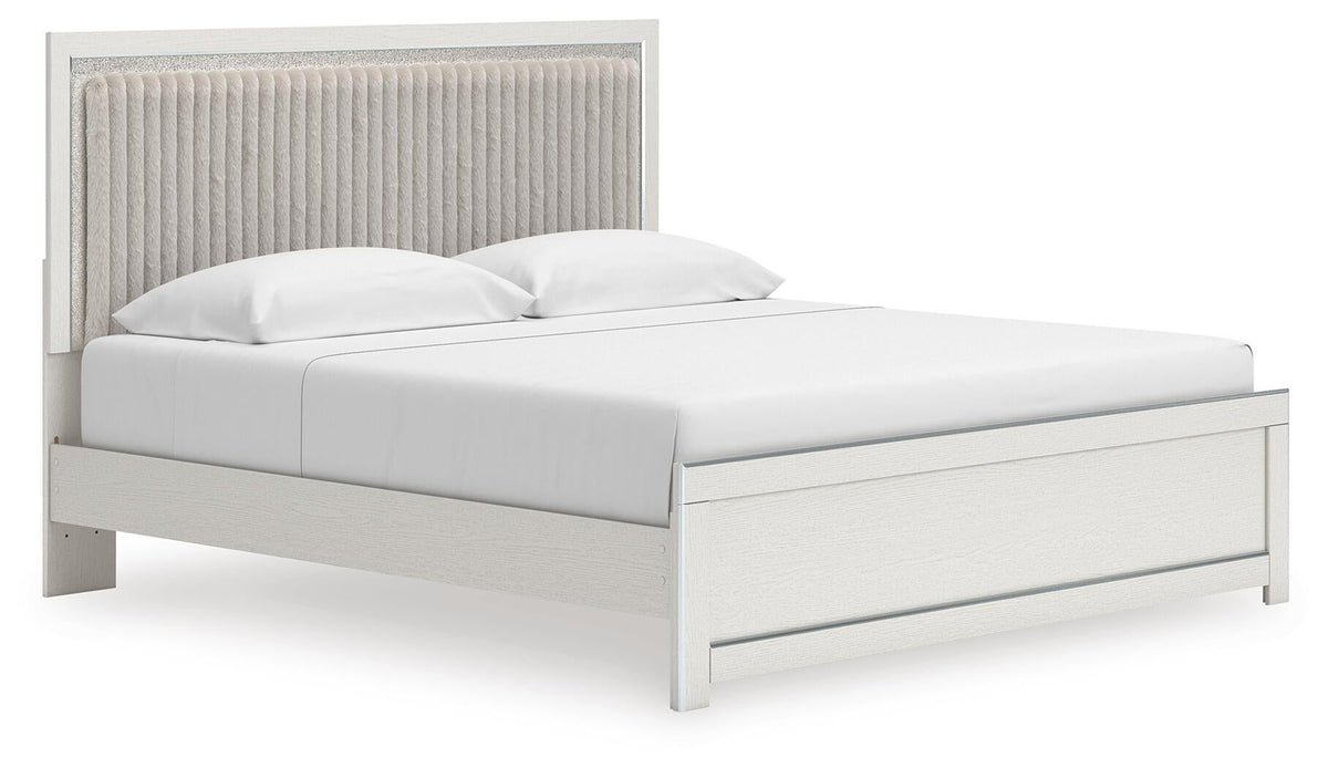 Zuraleus  Upholstered Panel Platform Bed