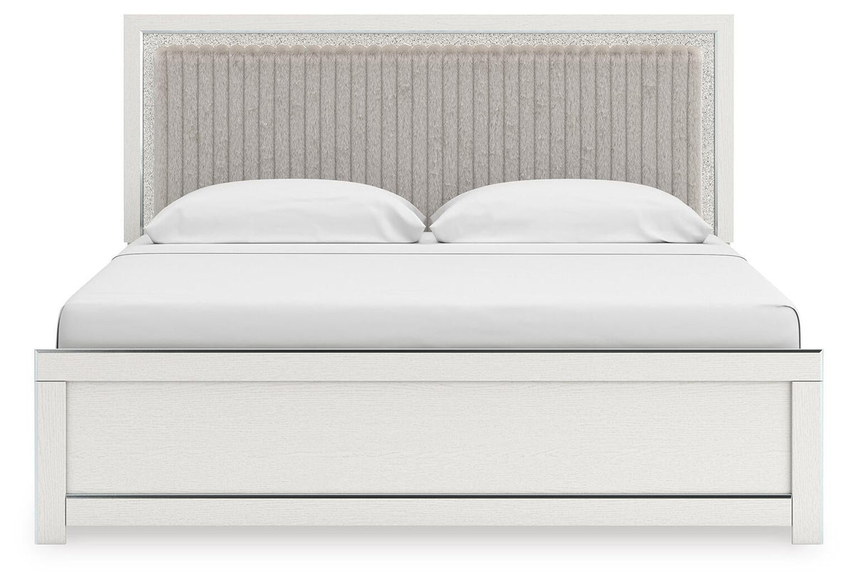Zuraleus  Upholstered Panel Platform Bed